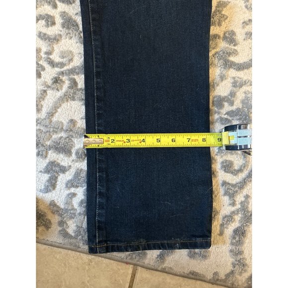 Ralph Lauren jeans dark wash slightly distressed size women's 14 - Picture 9 of 9